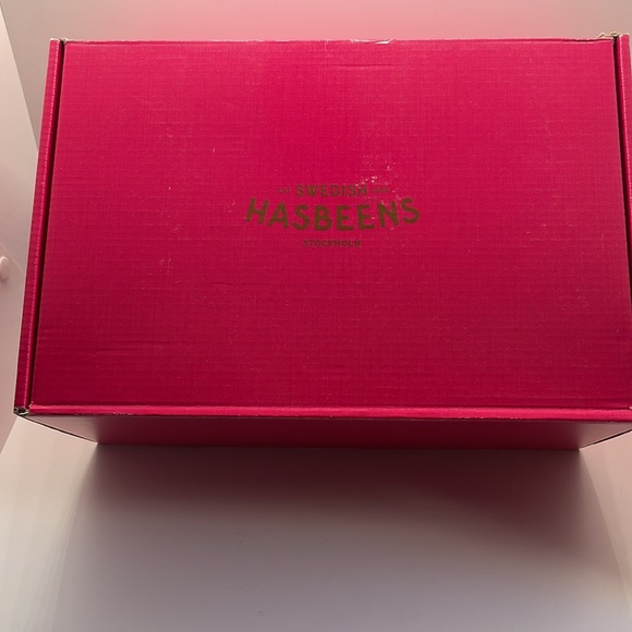 Swedish Hasbeens Magdalena pink metallic sandals - Picture 7 of 8